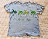 BANNERDAY Miami heat embroidered T-shirt  Photo 0