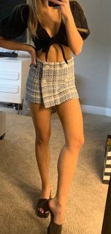 ZARA Plaid Skort Photo 0