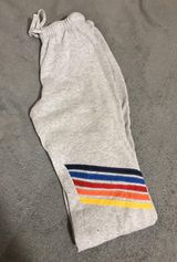 No Boundaries Grey Sweats With multicolor Photo 0
