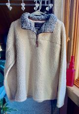 True Grit Oversized Sherpa 1/2 Zip Pullover Photo 0