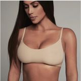 SKIMS Fits Everybody Scoop Neck Bralette - Color Clay Size M NWT Photo 0