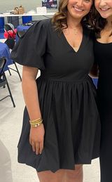 Entro Black Bubble Dress Photo 0