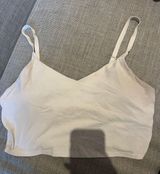 Athleta White Longline Sports Bra Photo 0