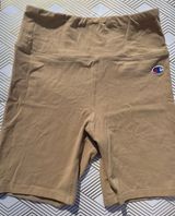 Champion Tan Stretch Biker Shorts Photo 0
