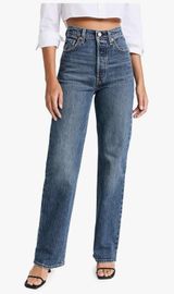 Levi ribcage straight jeans  Photo 0