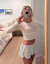 White Alo Long Sleeve Top Photo 0