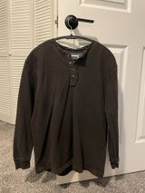 Men’s Long Sleeve Henley Shirt Photo 0