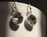 Anne Klein Silver Crystal Earrings NWT Photo 0