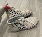 Vans Checkered Flames Black / White Photo 0