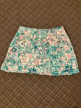 Lilly Pulitzer Green And Pink Skirt Photo 0