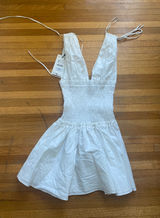 ZARA White Dress Mini Photo 0