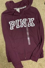 PINK - Victoria's Secret Maroon Jacket Photo 0