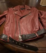 Maje Maja Leather Moto Jacket  Photo 0