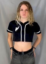 Brand New Illenium Crop Jersey Black Photo 0