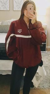 Nike Texas A&M Windbreaker Pullover Quarter-Zip Photo 0