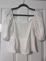 Altar’d State White Crop Top Photo 0