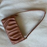 Leather Shoulder Purse Pink Photo 0