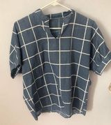 Nordstrom Checkered Tee Shirt  Photo 0