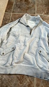 Gray Half Zip Photo 0