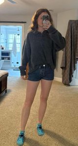 Denim Mini Shorts Photo 0