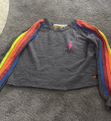 Aviator Nation Sweatshirt Cropped Neon Photo 0