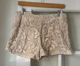 Gianni Bini Ivory Lace Shorts Photo 0