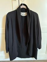 𝅺Wilfred Aritzia Chevalier open front blazer size 0 Photo 0