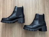 Black Chunky Ankle Boots Size 8 Photo 0