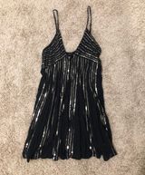 Free People Navy Sequin Dress Photo 0