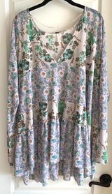 Free People V-Neck Patterned Top Photo 0