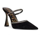 Sam Edelman Anita Black Embellished Mule Pumps Size 9.5 Photo 0