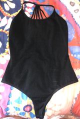 Tobi Black Bodysuit Strappy Back Photo 0
