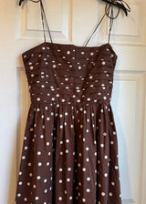 Abercrombie Brown Polka Dot Dress Photo 0