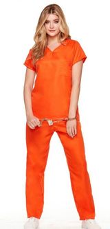 Spirit Halloween NWOT Inmate Costume Photo 0