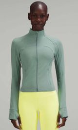 Nulu Cropped Define Jacket Tidewater Teal Photo 0