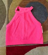 NWT  Superchill Seamless High Neck Bra Top Crop Tank Seamless Ribbed Small Photo 0