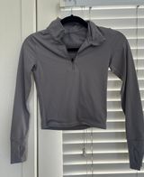 Cropped Quarter Zip Photo 0