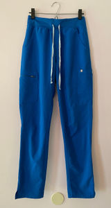 FIGS Women's size Small Tall Royal Blue Yola Skinny High Waisted Scrub Pants Photo 0