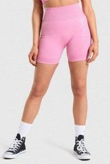 Gymshark Women’s Vital Seamless Bike Shorts in Pink OS Photo 0