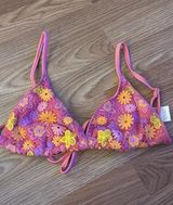 Floral Swim Top Size Small Photo 0