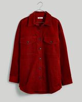 Corduroy Twill Oversized Shirt-Jacket Shacket Photo 0