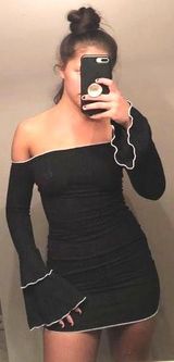 Mod Boutique Black tight dress Photo 0