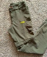 Makino women’s convertible Pants Olive Green Yellow Outdoor Hiking Active Sporty Photo 0