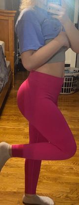 Seamless Leggings Pink Size M Photo 0