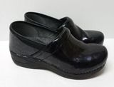 Dansko XP 2.0 Floral Patent Nursing Clogs Size 38 = 7.5 - 8 Women's US Black Photo 0