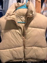 Medium Amazon puffer vest Tan Photo 0