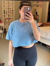 Comfort Colors cropped blue Photo 0