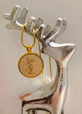 Saint Laurent Yves  Button Necklace Photo 0