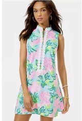 Lilly Pulitzer Jonna Romper in Blue Ibiza Pineapple Shake Size 16 MSRP $178 NEW Photo 0