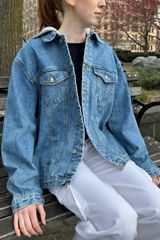 Brandy Melville Lilian Denim Jacket Photo 0